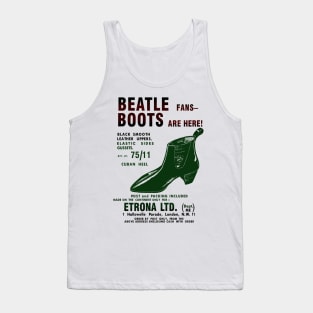 Fab Four Boots Dual Color Tank Top